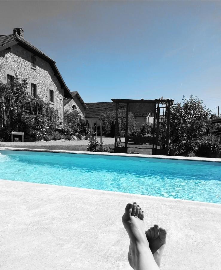 Escapade Champetre Bed & Breakfast Hauteville-sur-Fier ภายนอก รูปภาพ